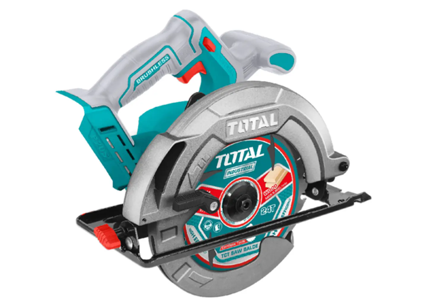 SIERRA CIRCULAR INALÁMBRICA 185MM 20V BL + ACCESORIOS TSLI18511 TOTAL 2