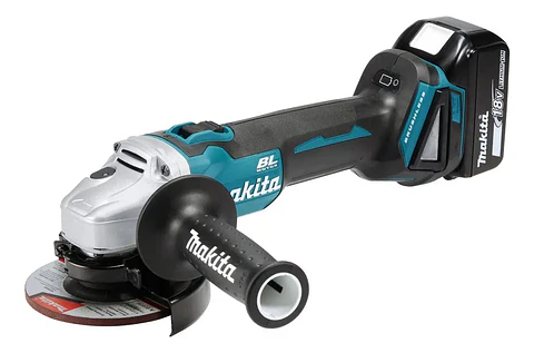 ESMERIL ANGULAR 4 1/2 + 1BAT 3AH + CARGADOR DGA454RF MAKITA