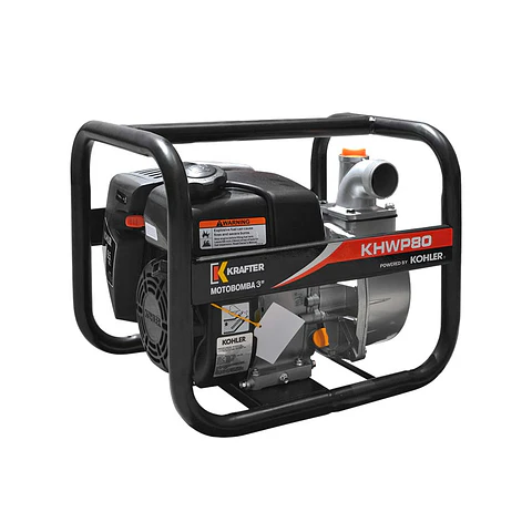 MOTOBOMBA GASOLINA KOHLER 3" KHWP80 CAUDAL 