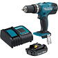 Taladro Percutor 18v 13mm Makita Dhp453x10 + Bateria + carg  - Miniatura 1
