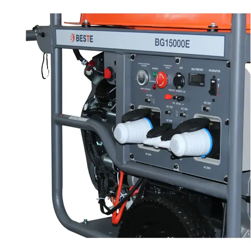 Generador Gasolina 11/12 kW Monofásico Beste 82DG15000E 2