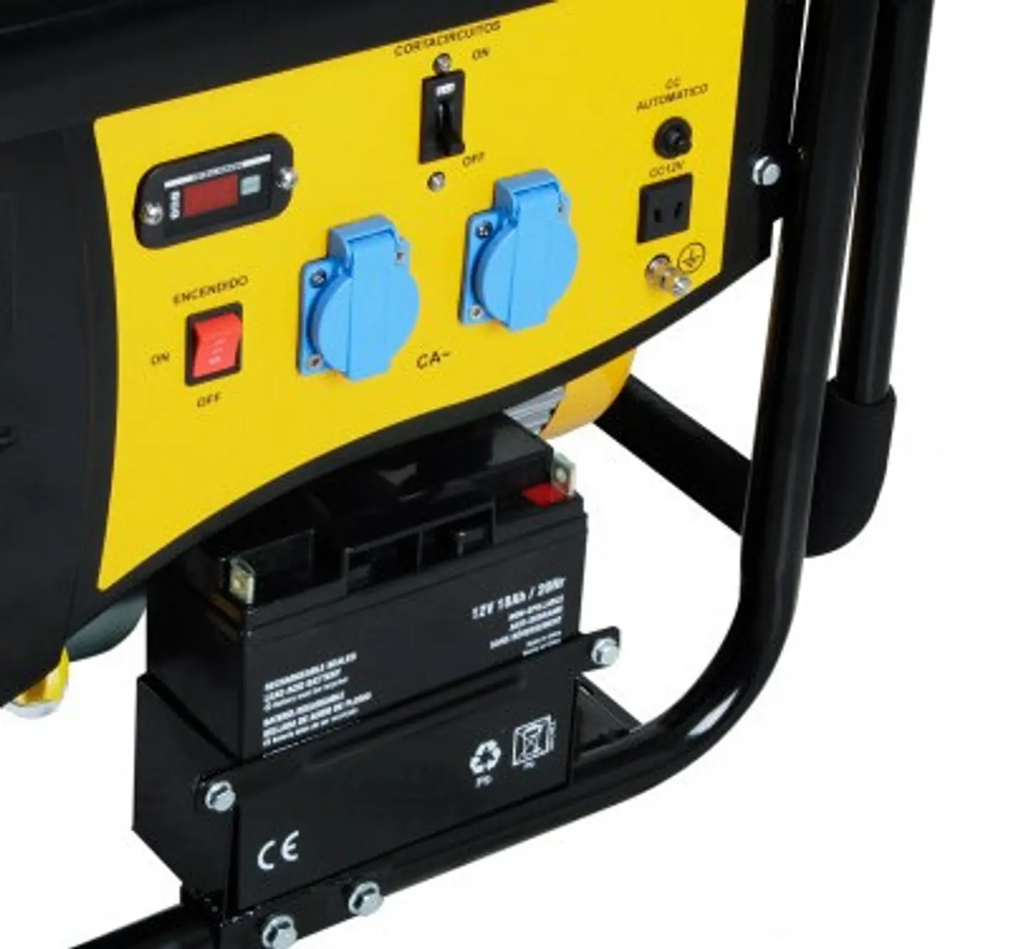 GENERADOR BENCINERO 6,3 KVA SDS SGG7500EH 3