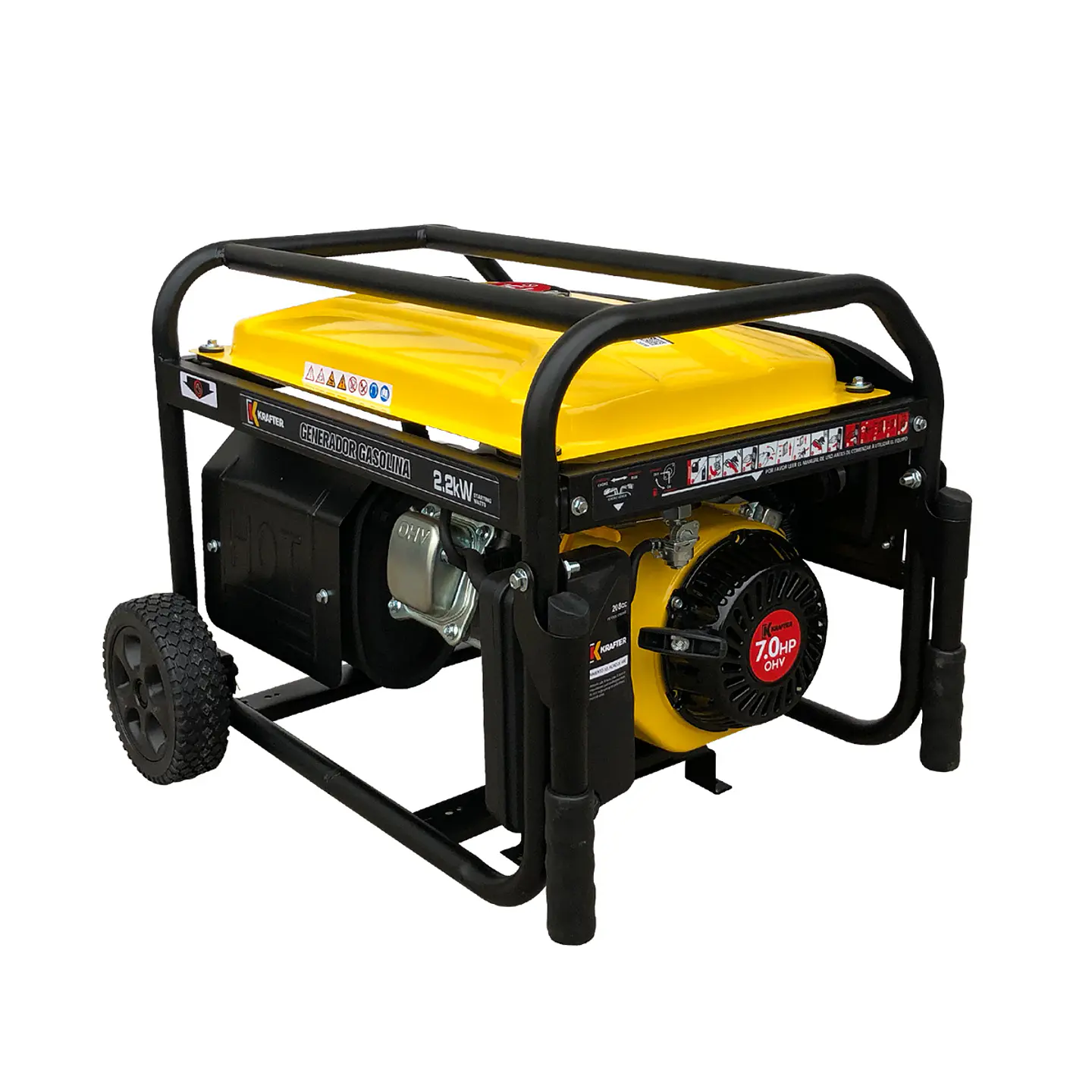 GENERADOR GASOLINA 2.2KVA KI2500E KRAFTER 3