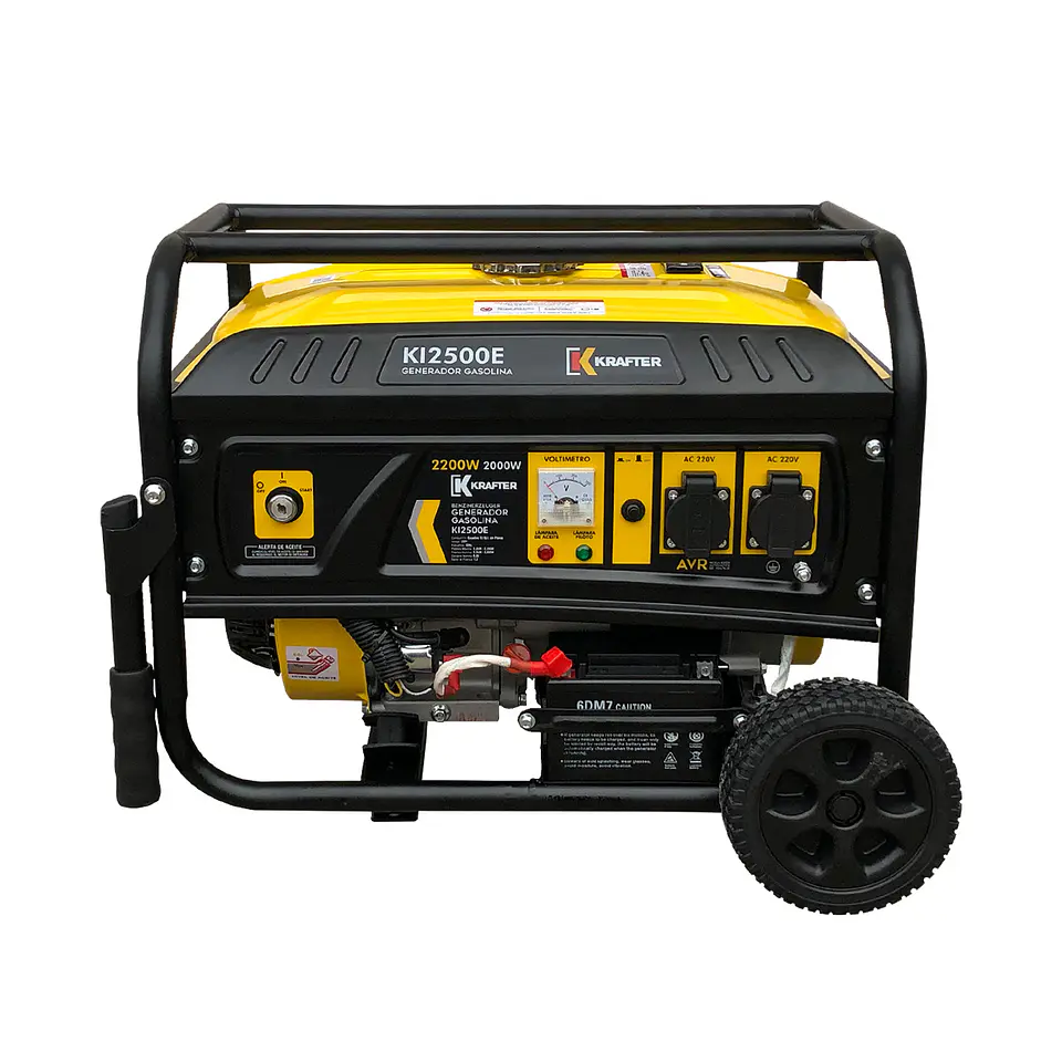 GENERADOR GASOLINA 2.2KVA KI2500E KRAFTER 2