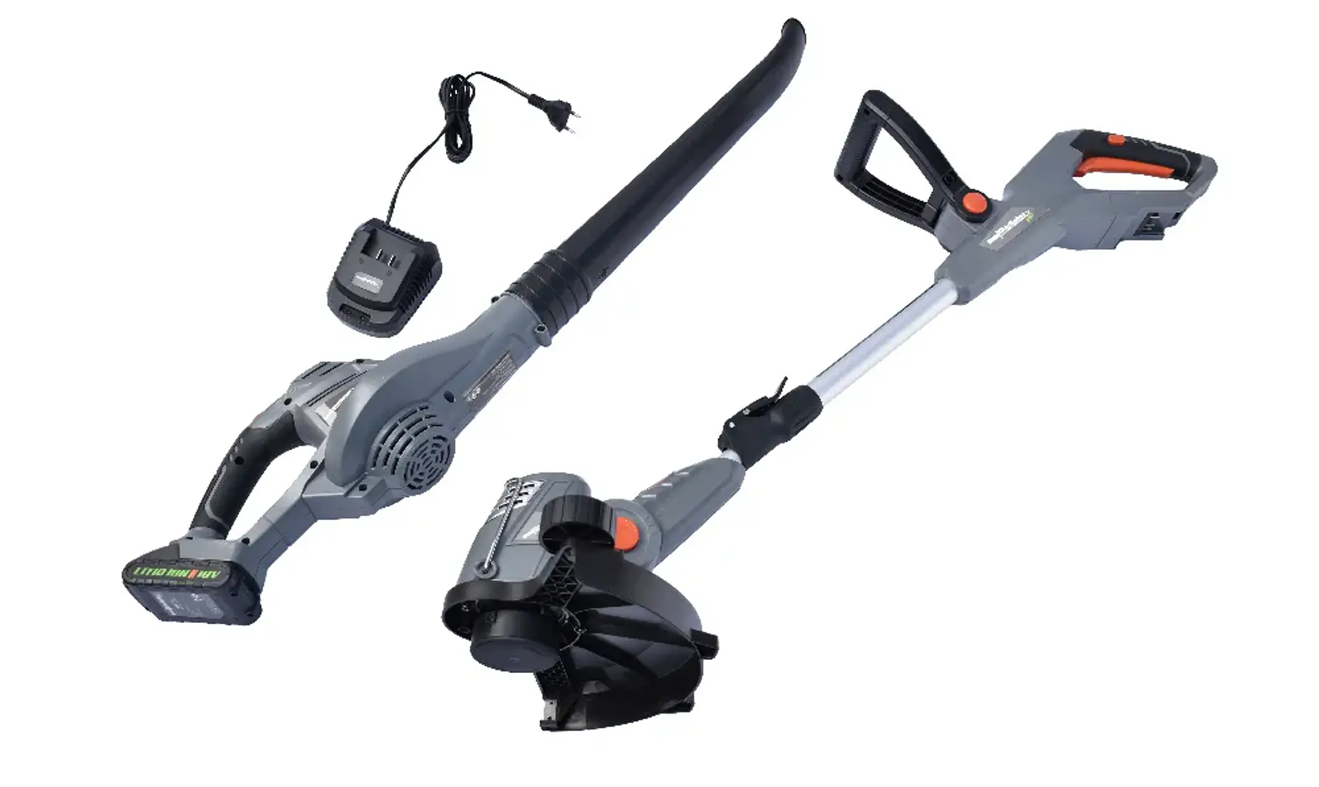 SET JARDIN PRO INALAMBRICO 18V CORTAPASTO + SOPLADOR + ORILLADORA + CARGADOR Y BATERIA GLADIATOR 4