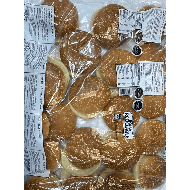 Pan de hamburguesa (20 u)