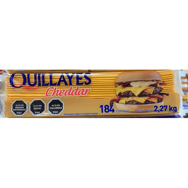 Queso cheddar (2,270 kg )