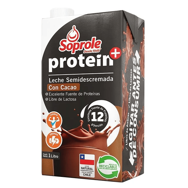 Leche Soprole Protein Chocolate 1lt