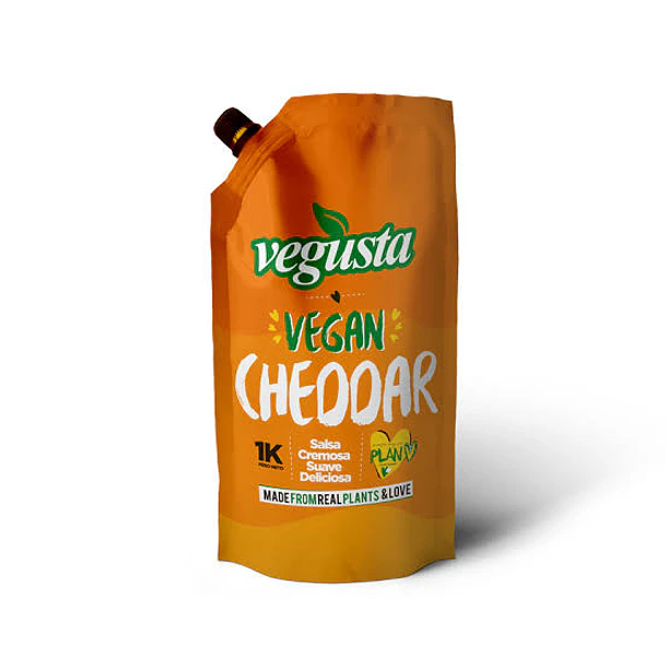 Salsa Cheddar Vegana Vegusta 1kg 