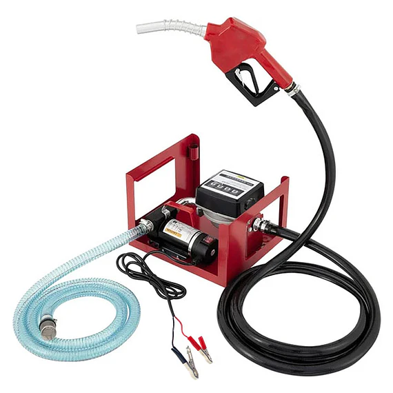 BOMBA TRASVASIJE 12 VOLT CON C/LITROS