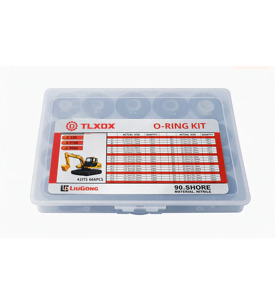 CAJA O-RING LIUGONG 666PCS