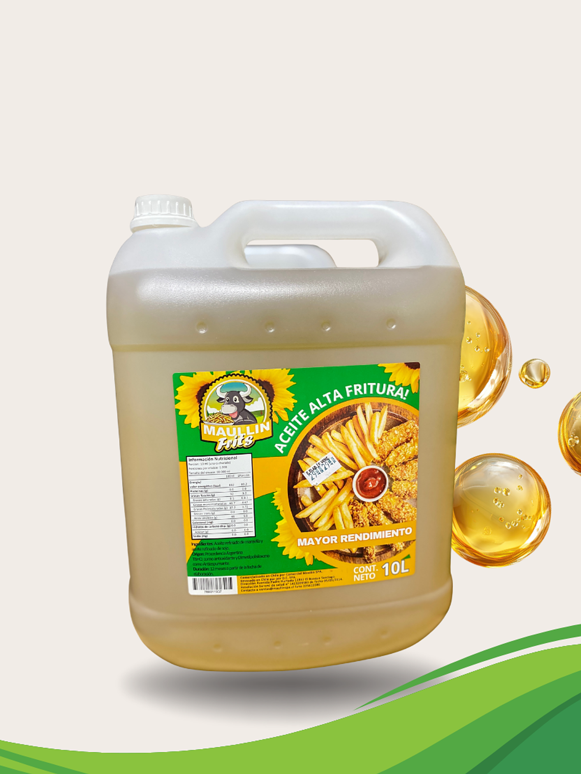 Aceite Maravilla de maravilla Maullin Frits 10Lt 1