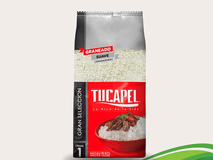 Arroz graneado suave Tucapel 1Kg