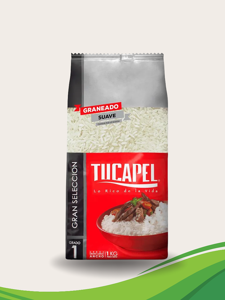 Arroz graneado suave Tucapel 1Kg 1