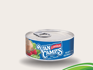 Atún Lomitos en aceite Van camps 142gr