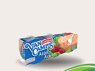 Atún Lomitos en aceite Van camps 80gr pack 3