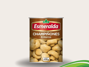Champiñones enteros Esmeralda 400gr