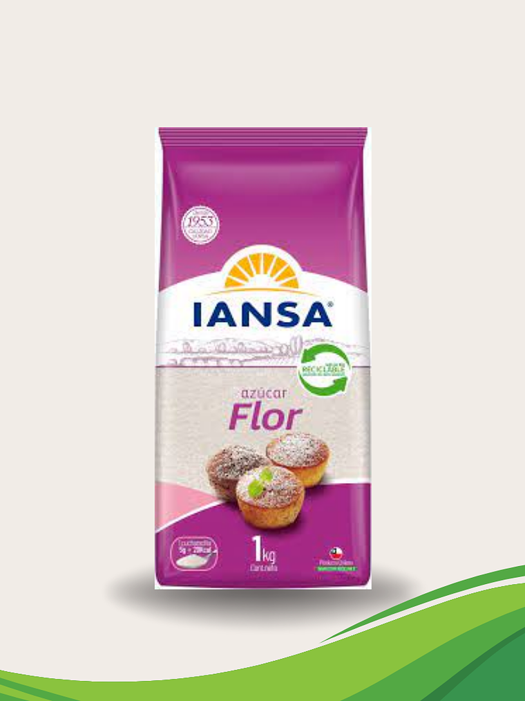 Azucar flor Iansa 1Kg 1