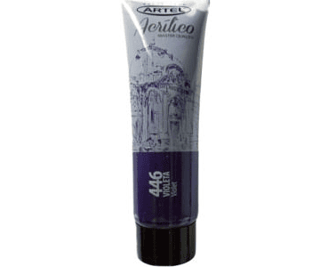 Pintura acrilica 100ml violeta 446 artel*3