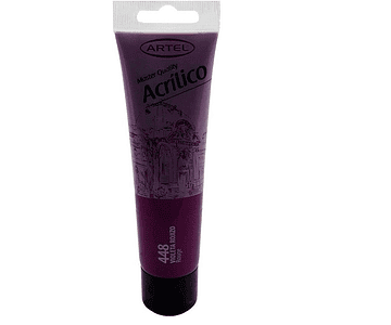 Pintura acrilica 100ml violeta rojizo 448 artel*3