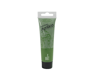 Pintura acrilica 35ml verde vejiga 555 artel*5