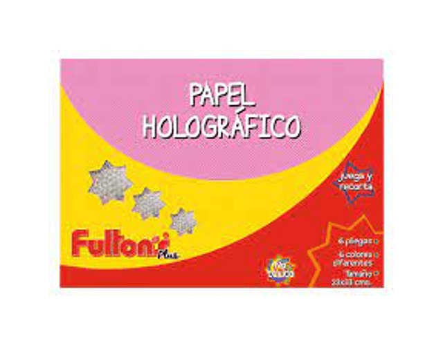 Estuche papel holografico 6hj fultons -m3-10-25