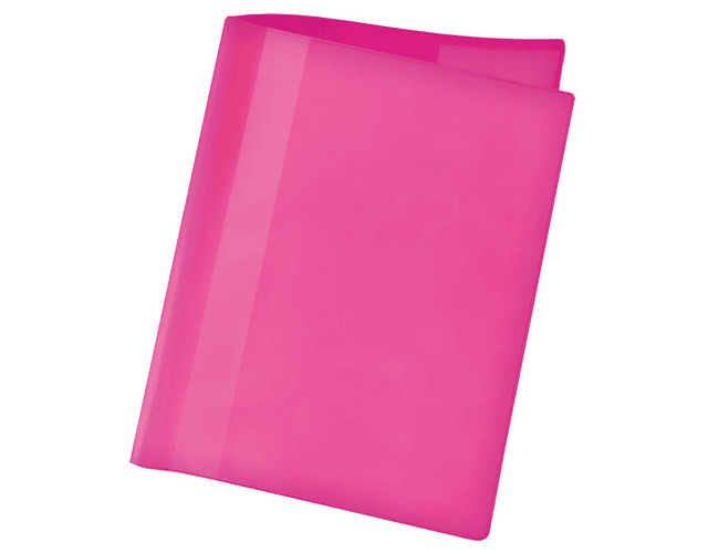 Forro cuaderno universitario rosado plastico -m10-100