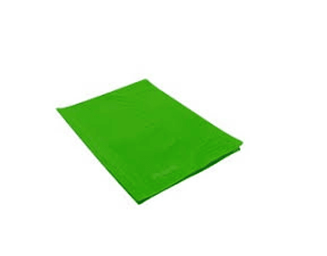 Forro cuaderno college verde claro plastico -m10-100