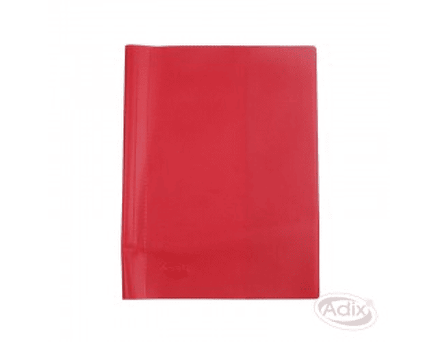 Forro cuaderno college pvc rojo adix -m10-25