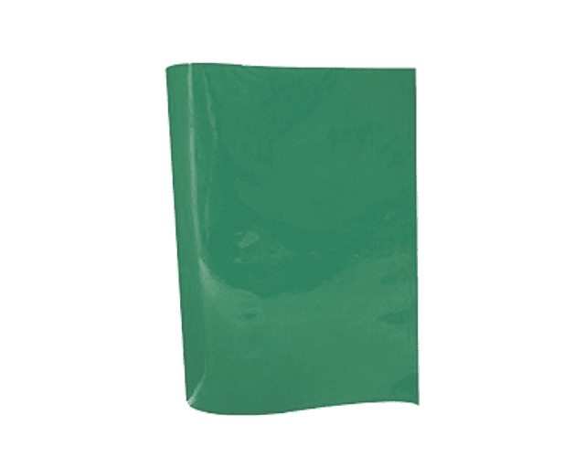 Forro cuaderno chico doblez verde ross*50