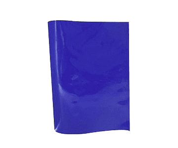 Forro cuaderno chico doblez azul ross*50