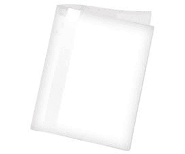 Forro cuaderno chico doblez transparente j.a -m10-100