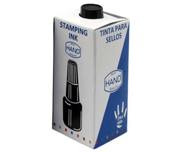 Tinta para tampon azul hand*3