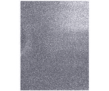 Goma eva glitter pliego 45x60 plateado jm -m10