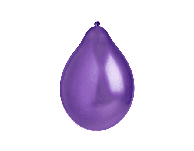 Globos nº9 violeta metalizados 50un argos