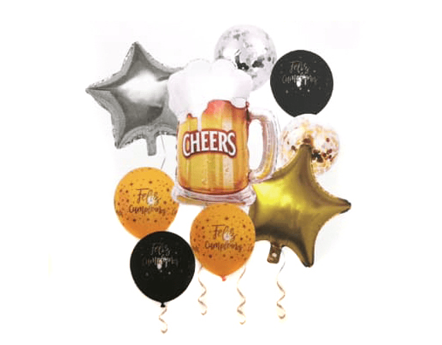 Set de globos f.c. cervecero 9pcs feco-m3-m10