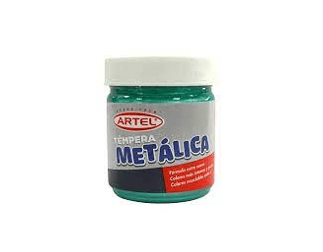 Tempera metalica verde 100ml artel*m3*m10(6)