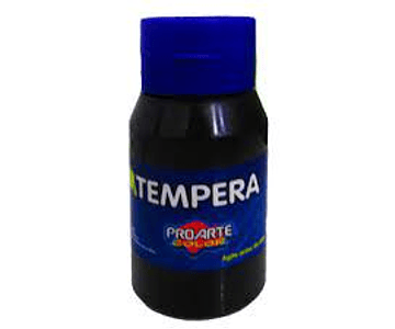 Tempera 500ml negro proarte