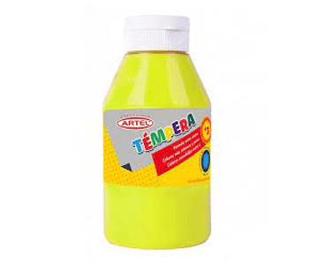 Tempera 250ml amarillo limon nº72 artel -m3-10-6