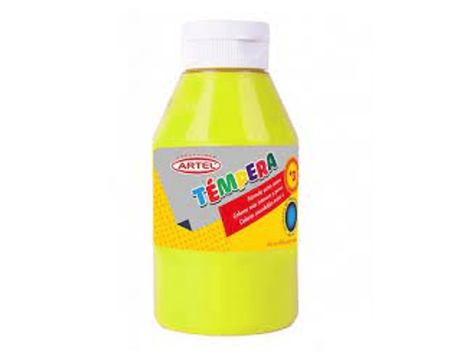 Tempera 250ml amarillo limon nº72 artel -m3-10-6