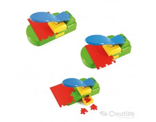 Perforadora puzzle creative