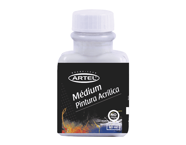 Medium pintura acrilica 80ml artel*3*10