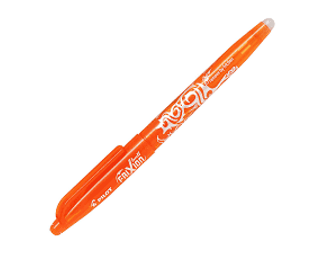 Lapiz gel frixion ball 0.7 naranjo pilot*12