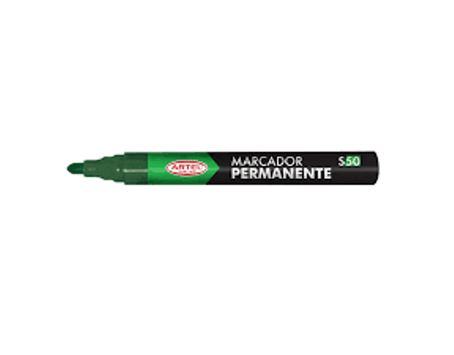 Marcador permanente verde red artel -m3-10-12