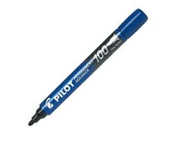 Marcador permanente sca100 fino azul pilot*3*12