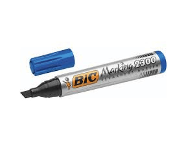 Marcador perm azul bis ecol bic*12