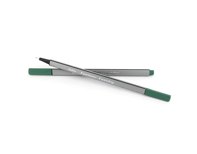 Fineliner verde oscuro triangular adix*12