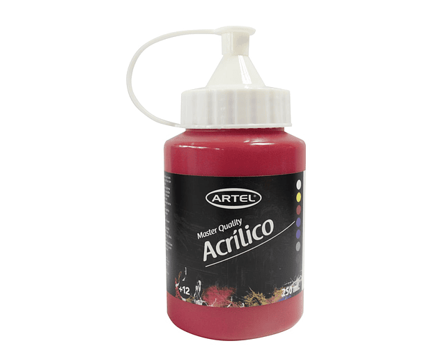 Pintura acrilica 250ml carmin 887 artel*2