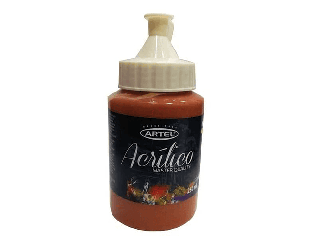 Pintura acrilica 250ml siena natural 663 artel*2