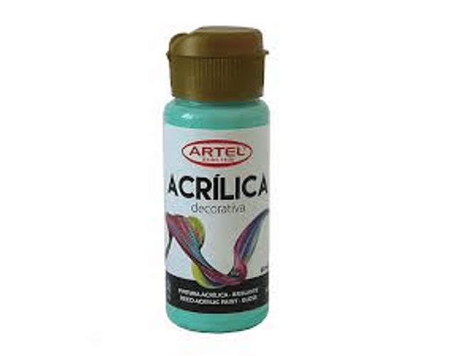 Pintura acrilica 60ml turquesa nº503 artel*4